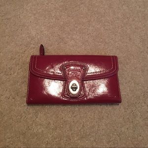 Patent Leather Coach Wallet